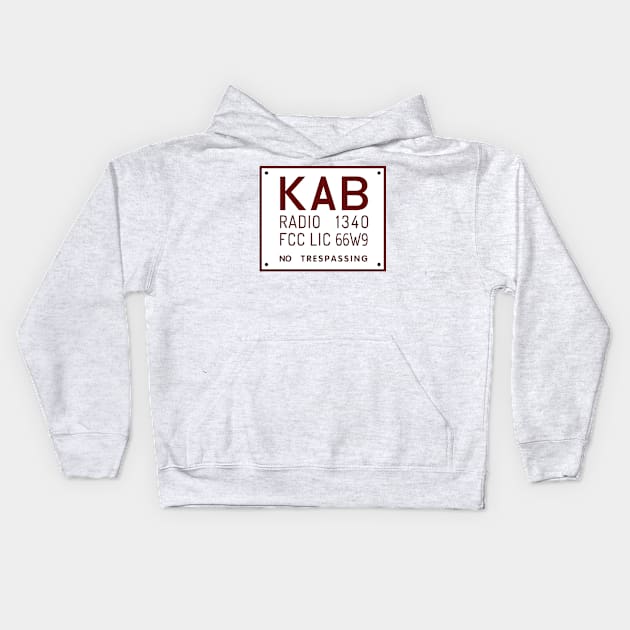 KAB Antonio Bay Gate Sign Kids Hoodie by ATBPublishing